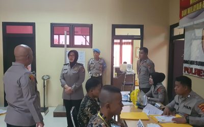 Kapolres Serang Polda Banten Monitoring Penerimaan Calon Anggota Polri 