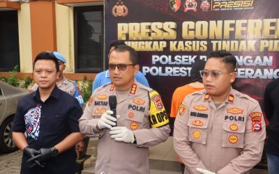 Gasak Harta Benda Rumsong Saat Mudik, AG Dibekuk Polsek Panongan Polresta Tangerang