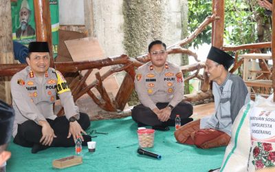 Peduli Santri, Kapolresta Tangerang Polda Banten Gelar Baksos di Ponpes Daarul El Haqqi Panongan