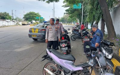 Personel Polsek Kskp Merak Polres Cilegon Polda Banten Laksanakan Patroli Dialogis