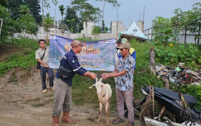 PT Hutama Karya KSO Berikan Hewan Kurban Untuk 10 Desa Sekitar Proyek Dalam Rangka Hari Raya Idul Adha 1445