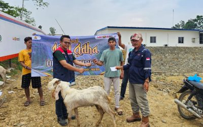Jelang Hari Raya Idul Adha 1445, Hutama Karya KSO Berikan Hewan Kurban Untuk 10 Desa Sekitar Proyek di Wilayah Kabupaten Pandeglang