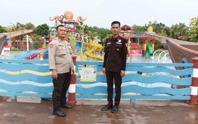 Bhabinkamtibmas Polsek Pasar kemis Polresta Tangerang Patroli Dan Monitoring Area Wisata Kolam Renang