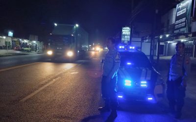 Patroli Biru Polsek Kotabaru Sisir Jalur Rawan Begal Pada Jam Rawan