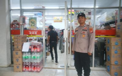 Cegah Aksi Pencurian Polsek Bojongmanik Polres Lebak Patroli Rutin Ke Alfamart