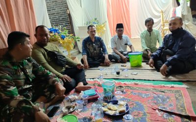 Sinergitas Polri Sektor Panggarangan Polres Lebak Bersama TNI Hadiri Undangan dan PAM Hiburan Dangdut Ditempat Hajatan