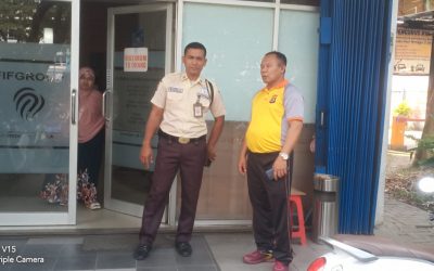 Kontrol dan Pantau Objek Vital Iptu Ngadiyo Kanit Patroli Polsek Panongan Polresta Tangerang Sambang Kantor FIF