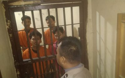 Cek kondisi Tahanan Kspkt Polsek Cisoka Polresta Tangerang Melaksanakan Pengecekan Terhdap Tahanan