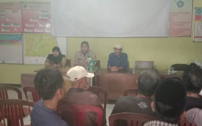 Kegiatan Jumat Curhat Polsek Bojong Polres Pandeglang Di Aula Desa Cahaya Mekar