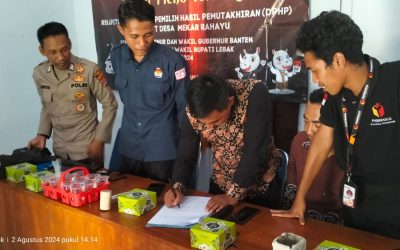 Kanit Binmas Polsek Bojongmanik Polres Lebak Hadiri Rapat Pleno Terbuka Rekapitulasi Daftar Pemilih Hasil Pemutakhiran Data Tingkat Desa Mekarrahayu