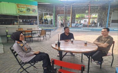 Kapolsek Telukjambe Timur Sambangi Management Waterpark Taruma Leasure