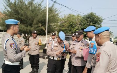 Sat Propam Polres Karawang Gelar Gaktibplin di Polsek Rengasdengklok Guna Meminimalisir Pelanggaran