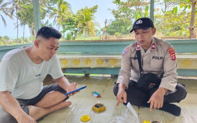 Kanit Binmas Polsek Panggarangan Polres Lebak Sambangi Tokoh Pemuda Di Cihara