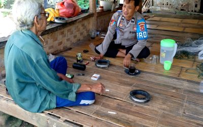 Kanit Provost Polsek panggarangan Polres Lebak Laksanakan Sambang Ke Masyarakat