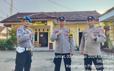 Guna Kewaspadaan Dan Kesiap Siagaan Personil Piket Polsek Panggarangan Polres Lebak Giat Sispam Mako