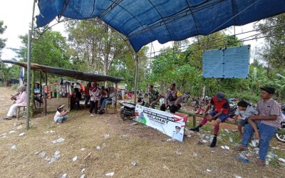 Pastikan Kondusif Personil Polsek Panggarangan Polres Lebak Giat PAM Sepak Bola Di Stadion Lapangan Sepak Bola Cinorog