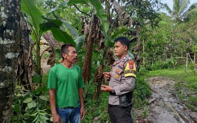 Bhabinkamtibmas Polsek Bojong Sambangi Warga dan Berikan Himbauan Kamtibmas