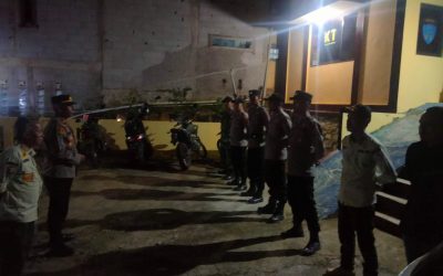 Tingkatkan Kewaspadaan Polsek Lebakgedong Polres Lebak Laksanakan Siaga Mako