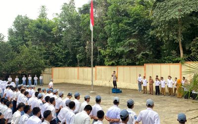 Kapolsek Bojong Polres Pandeglang Berikan Motivasi dan Himbauan kepada Siswa SMKN 4 Pandeglang