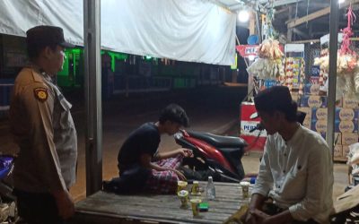 Personil Polsek Bojong Polres Pandeglang Gelar Patroli Malam Hari untuk Mencegah Aksi Kriminalitas 3C