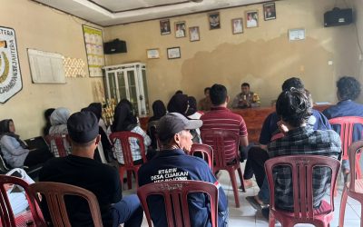 Personil Polsek Bojong Polres Pandeglang Hadiri Rapat Pembahasan Lomba Peringatan Hari Kemerdekaan Nasional Tingkat Desa