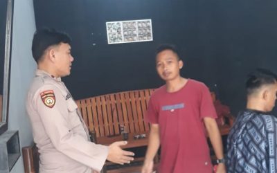 Kanit Bimas Polsek Banjarsari Polres Lebak Melaksanakan Giat Sambang Dengan Masyarakat