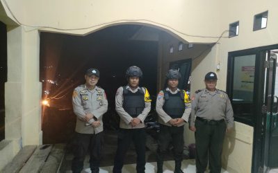 Antisipasi OTK Polsek Bojongmanik Polres Lebak Siagakan Personil Penjagaan