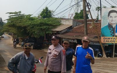 Bhabinkamtibmas Polsek Bojong Polres Pandeglang Berikan Edukasi Tertib Berlalu Lintas Kepada Warga Binaan