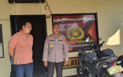 Kapolres Pandeglang Polda Banten AKBP Oki Bagus Setiaji Lakukan Sidak Di Mapolsek Cadasari