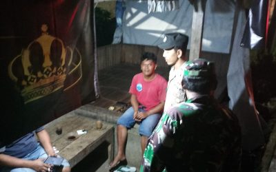 Cegah Penyakit Masyarakat, Polsek Bojong Polres Pandeglang Bersama Koramil Bojong Gelar Patroli KRYD Akhir Pekan