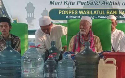 Abuya Muhtadi Cidahu Kunjungi Ponpes Wasilatul Bani Nawawi