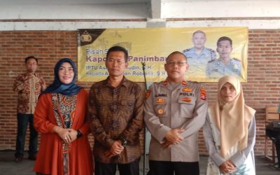 Pisah Sambut Kapolsek Panimbang IPTU Asep Jamaludin S.H Kepada AKP Ilman Robiana, S.H