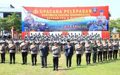 Ikut Jaga Perdamaian Dunia, Polri Kembali Kirim Satgas FPU Ke Afrika Tengah