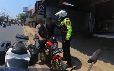 Hari Lalu Lintas Bhayangkara ke-69, Satlantas Polres Karawang Optimalkan Giat Patroli Simpatik