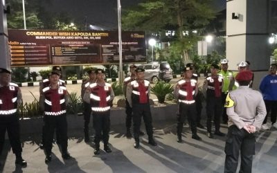 Kanit Harda Sat Reskrim Polresta Tangerang Polda Banten Pimpin Apel Malam Guna Jaga Kamtibmas