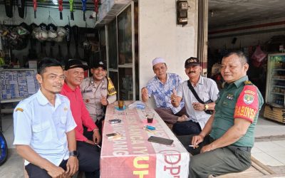 Personel Polsek Panongan Polresta Tangerang Bripka Rio Sumboyo Maksimalkan Sambang DDS Dalam Rangka Cooling System