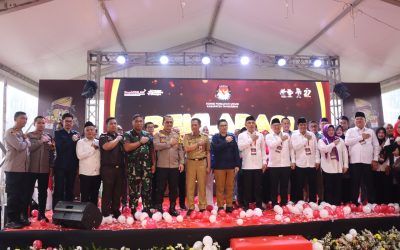 Polresta Tangerang Polda Banten Gelar Pengamanan Kegiatan Deklarasi Kampanye Damai Pilkada Kabupaten Tangerang Tahun 2024