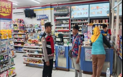 Giat Patroli Perekat Supermarket Indomaret Gempol Guna Antisipasi Kejahatan