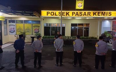 Polsek Pasar Kemis Gelar Operasi Cipkon Ipda Ahmad Dasuki Pastikan Stabilitas Keamanan Terjaga