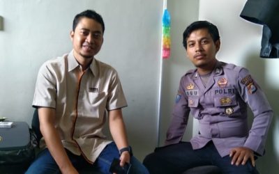 Bhabinkamtibmas Polsek Malingping Polres Lebak Sambang Warga, Sampaikan Pesan Kamtibmas