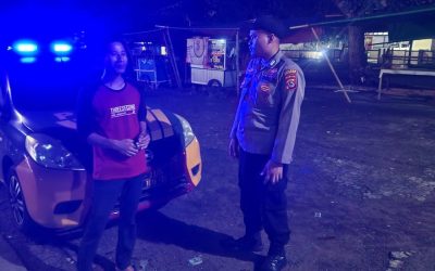 Patroli Blue Light malam hari Antisipasi Gangguan GKTM Polsek Purwakarta secara Rutin Melaksanakan Patroli di jam Jam Rawan