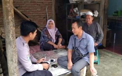 Bertemu Warga Desa Binaan, Bhabinkamtibmas Polsek Malingping Polres Lebak Sampaikan Himbauan Kamtibmas 