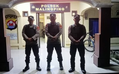 Tingkatkan Kewaspadaan, Polsek Malingping Polres Lebak Laksanakan Siaga Mako