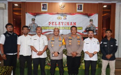 Polres Serang Polda Banten Gelar Pelatihan Ketahanan Pangan Bagi Personel Bhabinkamtibmas 