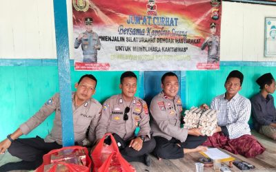 Kapolres Serang Polda Banten Gelar Jumat Curhat Di Ponpes Alfutuhat Kecamatan Kopo 