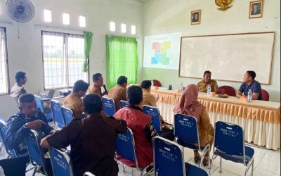 Kapolsek Rengasdengklok Diwakili Panit Reskrim, Hadiri Giat Rapat Minggon Kecamatan Jayakerta