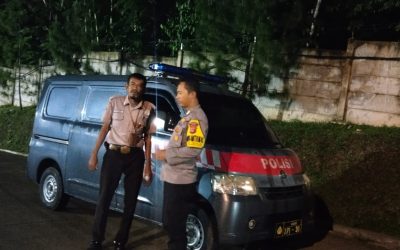 Demi Situasi Aman, Polsek Cikulur Polres Lebak Gelar Patroli Malam