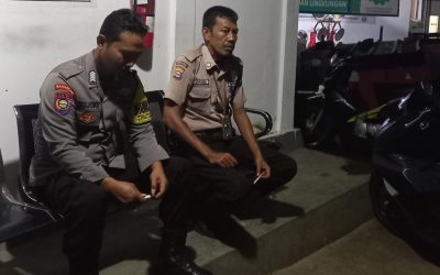 Anggota Piket Polsek Cikulur Polres Lebak Gelar Patroli Berkala Demi Situasi Aman Dan Kondusif