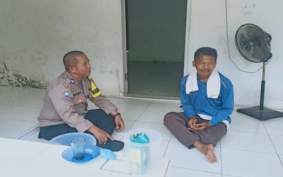 Ciptakan Pilkada Aman, Aiptu Tarjono Pesan Kantibmas Warga Tirtasari 