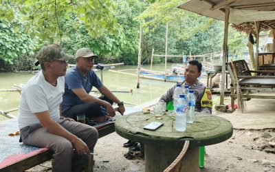 Bhabinkamtibmas Polsek Anyar Berkunjung Kewilayah Dan Berbincang Dengan Masyarakat